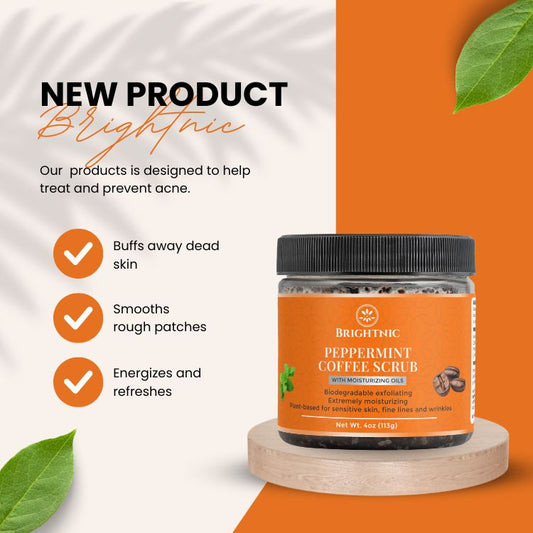 Peppermint Coffee Scrub